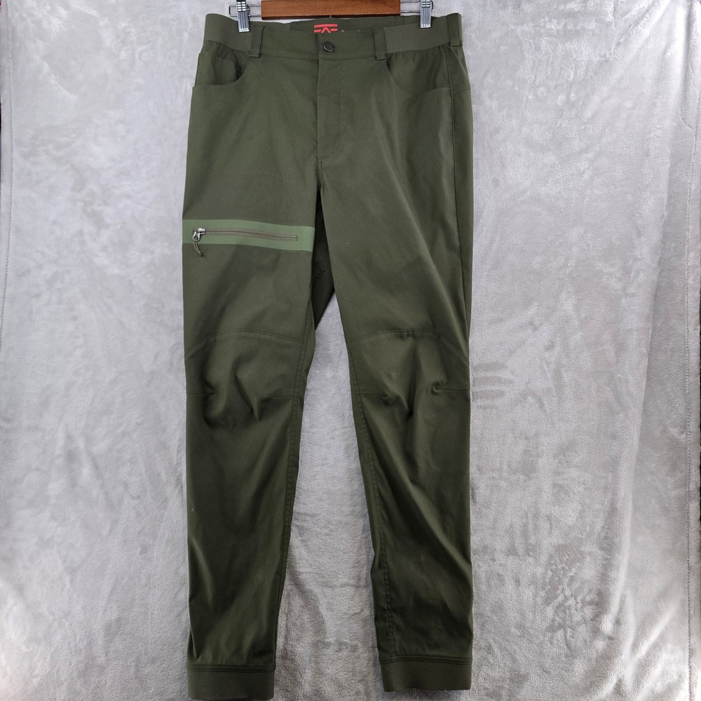 Foehn Brise Rock Pant Mens 32x32 Olive Green Technical Climbing Hiking Trousers